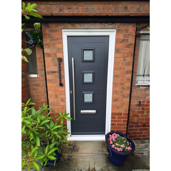 A grab handle fitted beside the front door — makes getting in and out safer and more confident