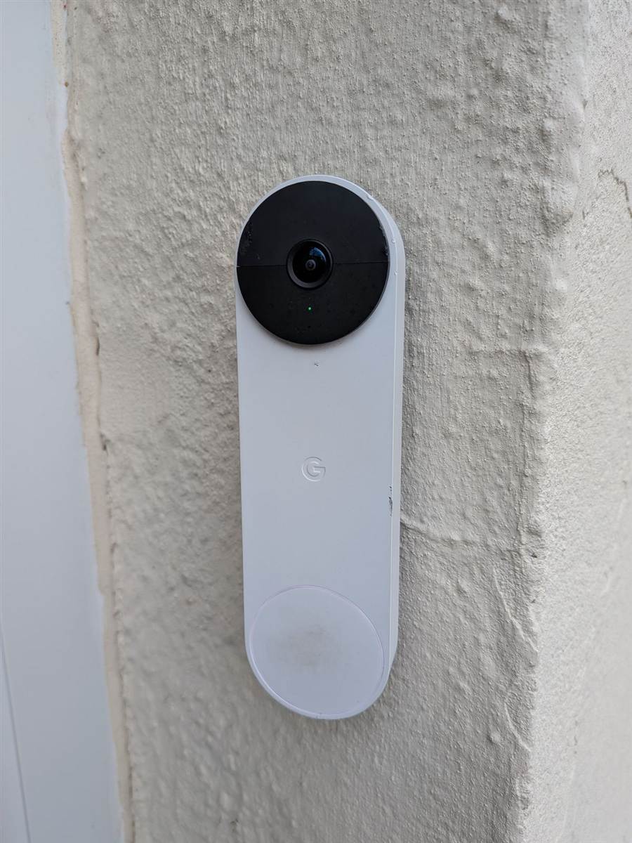A video doorbell fitted and set up — see and speak to whoever is at the door from your phone