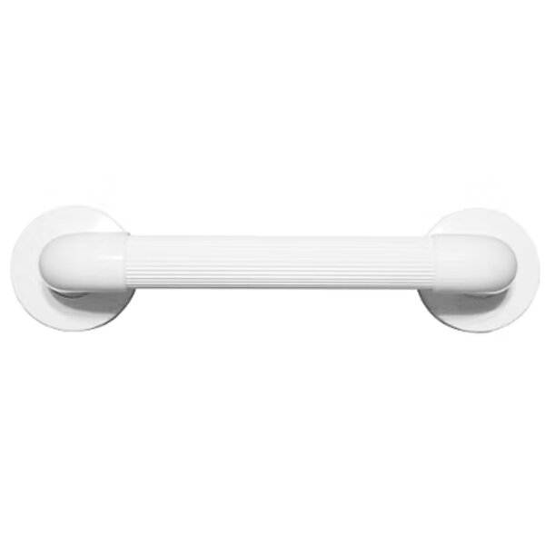 White 300mm bathroom grab rail