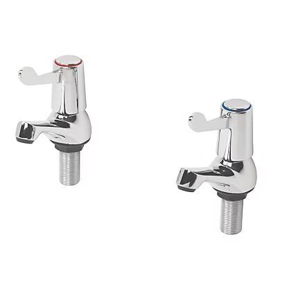 Easy-turn lever basin taps