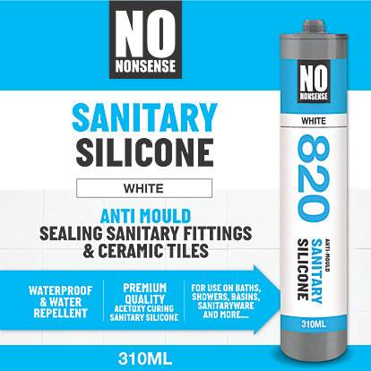 White sanitary sealant